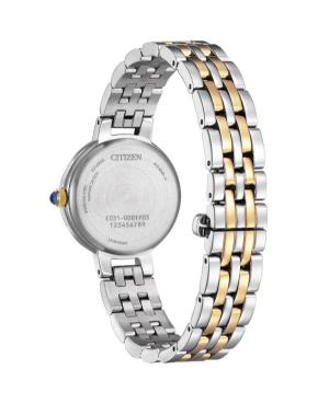 Moteriškas Klasikinis Japoniškas Elektroninis, Solar Rodyklinis Watch CITIZEN EM0996-84Y Perlamutrinis Dial 28mm image 5
