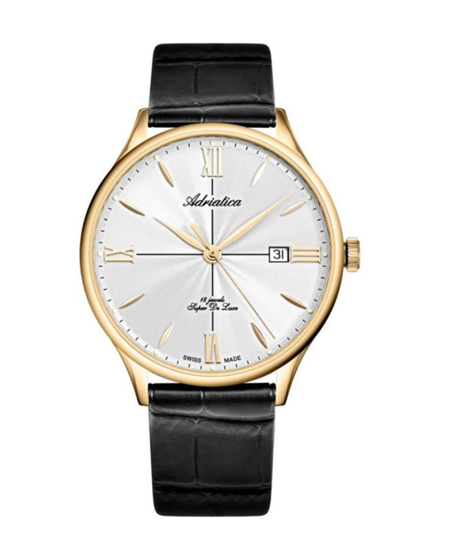 Мужские Швейцарские Маханические Наручные Часы ADRIATICA A1230.1263MXLC
