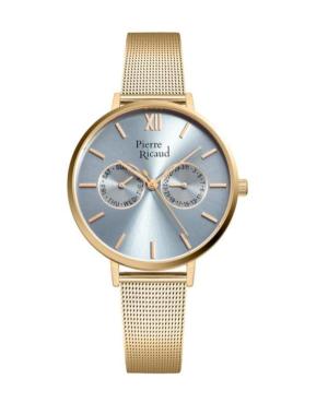 Women Classic Analog Quartz Watch PIERRE RICAUD Silver color Dial 36mm P22110.1167QF-SET image 3