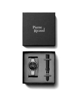 Moteriškas Classic Analog Kvarcinis Watch PIERRE RICAUD Juodas Dial 36mm P22110.5164QF-SET
