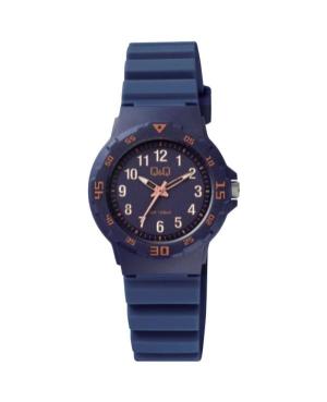 Moteriškas Japoniškas Kvarcinis Rodyklinis Watch Q&Q VR19J018Y Violetinis Dial 33mm