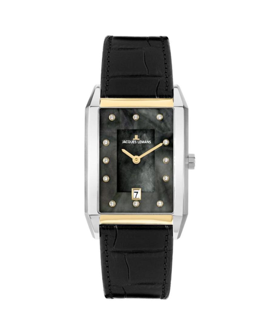 Vyriškas Klasikinis Kvarcinis Rodyklinis Watch JACQUES LEMANS 1-2159.G Žalia Dial 30mm