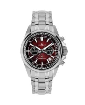 Vyriškas Sportinis Klasikinis Diver Kvarcinis Rodyklinis Watch Chronograph JACQUES LEMANS 1-2117ZQ Juodas Dial 44mm