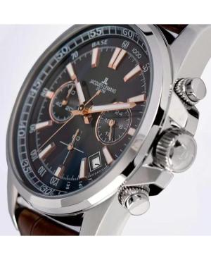 Men Sports Klasické Diver Quartz Analog Watch Chronograph JACQUES LEMANS 1-2117W Silver color Dial 44mm image 3