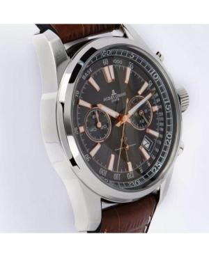 Men Classic Sports Diver Quartz Analog Watch Chronograph JACQUES LEMANS 1-2117W Silver color Dial 44mm image 4