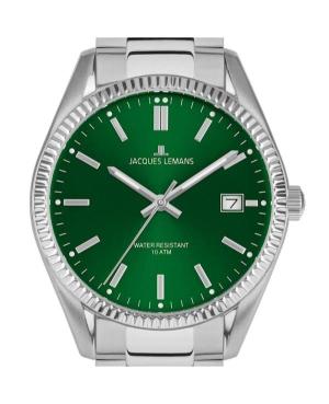 Mężczyźni klasyczny kwarcowy analogowe Zegarek JACQUES LEMANS 50-3E Zielony Wybierz 40mm image 6