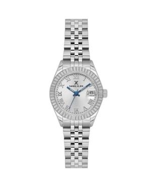 Women Analog Watch DANIEL KLEIN DK.1.14097-1 Silver Dial 28mm