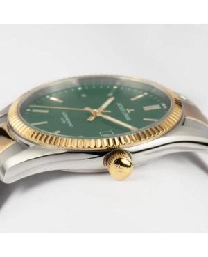 Men Classic Quartz Analog Watch JACQUES LEMANS 50-3K Green Dial 40mm image 3