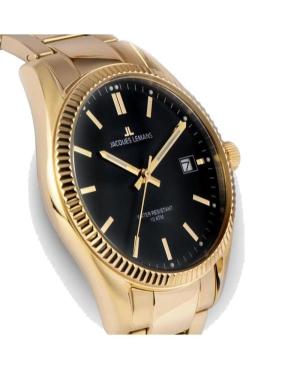 Men Classic Quartz Analog Watch JACQUES LEMANS 50-3M Black Dial 40mm image 3