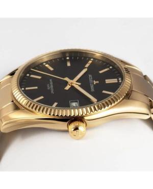 Vyriškas Klasikinis Kvarcinis Rodyklinis Watch JACQUES LEMANS 50-3M Juodas Dial 40mm image 4