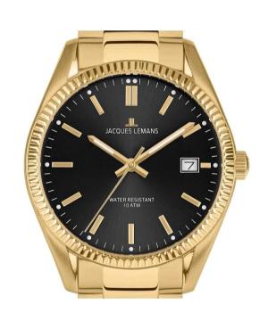 Mężczyźni klasyczny kwarcowy analogowe Zegarek JACQUES LEMANS 50-3M Czarny Wybierz 40mm image 7