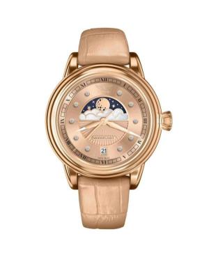 Women Classic Luxury Swiss Quartz Analog Watch AVIATOR V.1.33.2.383.4 Blue Dial 36mm