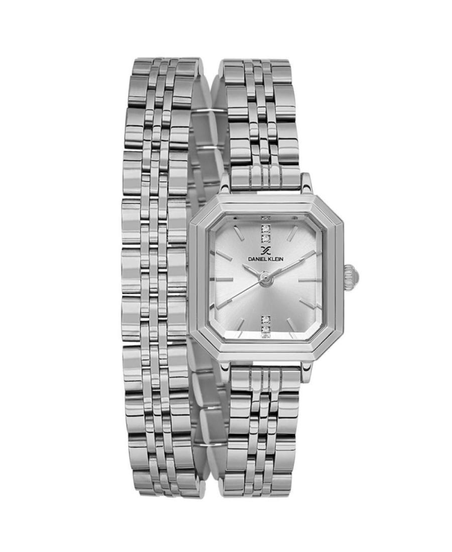 Women Analog Watch DANIEL KLEIN DK.1.14098-1 Silver Dial 22mm