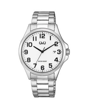 Men Klassisch Japan Quartz Analog Watch Q&Q A480J204Y Weiß Dial 40mm