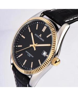 Мужские Классические Кварцевые Аналоговый Часы JACQUES LEMANS 50-3U Черный Циферблат 40mm изображение 5