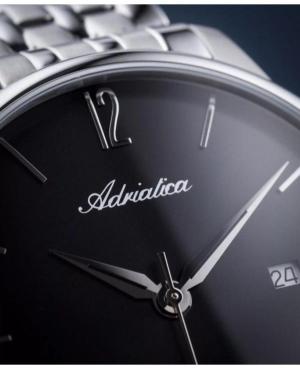 Vyriškas Classic Analog Klasikinis Swiss Kvarcinis Watch ADRIATICA Juodas Dial 44mm A8269.5154Q image 10