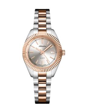 Kobiety Classic Analog Szwajcar kwarcowy Zegarek ADRIATICA Kolor srebrny Wybierz 30mm A3090.R117Q
