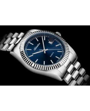 Vyriškas Classic Analog Klasikinis Swiss Kvarcinis Watch ADRIATICA Mėlyna Dial A1090.5115Q image 10