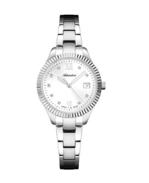 Women Classic Analog Swiss Quartz Watch ADRIATICA Silver Dial 28mm A3820.5183Q