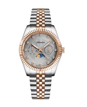 Moteriškas Classic Analog Swiss Kvarcinis Watch ADRIATICA Sidabras Dial 38mm A3809.R1R7QF