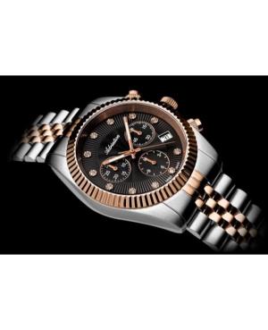 Kobiety Classic Analog Szwajcar kwarcowy Zegarek Chronograf ADRIATICA Czarny Wybierz 38mm A3809.R1R6CH image 4