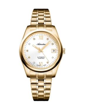 Kobiety Classic Analog Szwajcar automatyczny Zegarek ADRIATICA Srebrna Wybierz 36mm A3198.1183DA