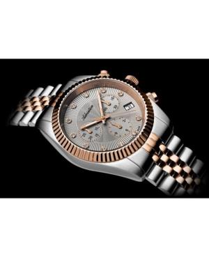 Women Classic Analog Swiss Quartz Watch Chronograph ADRIATICA Silver color Dial 38mm A3809.R1R7CH image 4