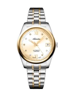 Kobiety Classic Analog Szwajcar automatyczny Zegarek ADRIATICA Złoty kolor Wybierz 36mm A3198.2181DA