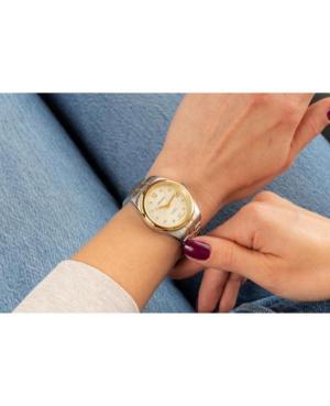 Moteriškas Classic Analog Swiss Kvarcinis - elektroninis, Solar Watch ADRIATICA Gold color Dial 36mm A3198.2181DA image 9