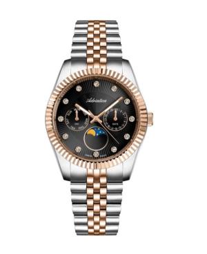 Kobiety Classic Analog Szwajcar kwarcowy Zegarek ADRIATICA Srebrna Wybierz 38mm A3809.R1R6QF