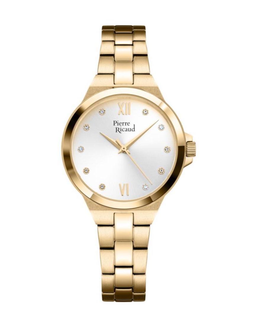 Moteriškas Classic Analog Kvarcinis Watch PIERRE RICAUD Sidabras Dial 32.1mm P22065.1183Q