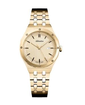 Kobiety Classic Analog klasyczny Szwajcar kwarcowy Zegarek ADRIATICA Złoty kolor Wybierz 34mm A3337.1111Q