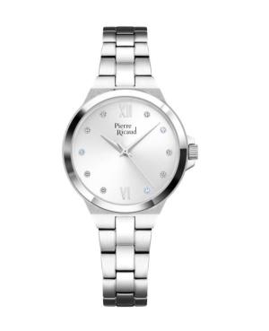 Women Classic Analog Quartz Watch PIERRE RICAUD Silver Dial 32.1mm P22065.5183Q