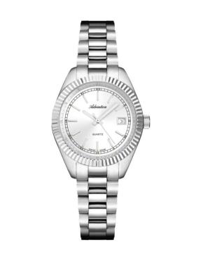 Kobiety Classic Analog Szwajcar kwarcowy Zegarek ADRIATICA Srebrna Wybierz 30mm A3090.5113Q