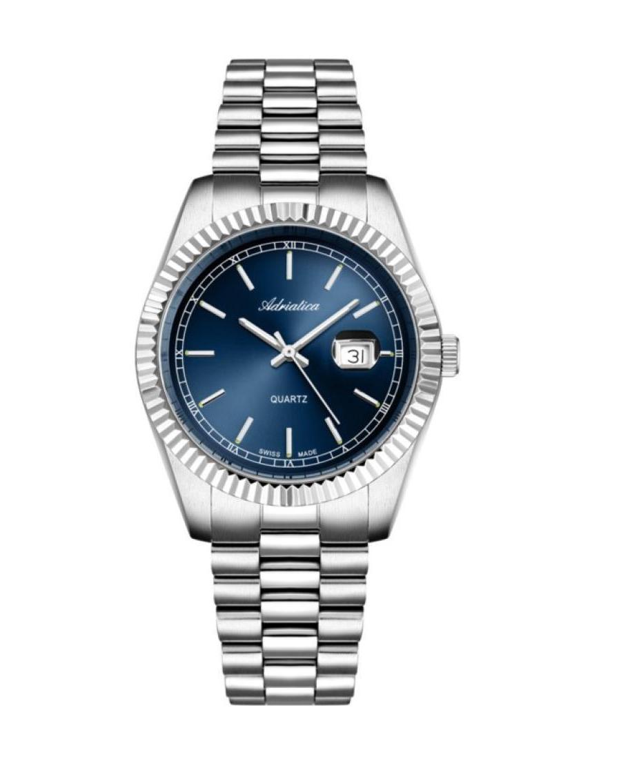 Women Classic Analog Swiss Quartz Watch ADRIATICA Blue Dial 36mm A3090.5115QXL