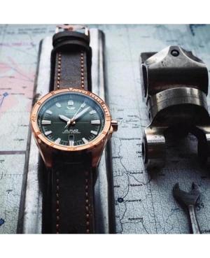 Men Classic Diver Automatic Analog Watch VOSTOK EUROPE NH35A-320O507 Blue Dial 47mm image 5