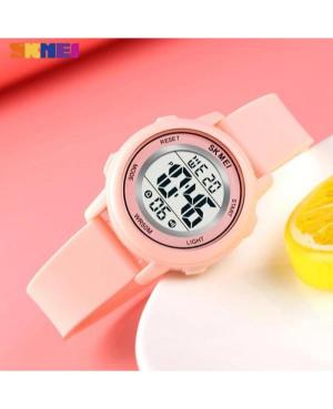 Women Sports Functional Quartz Digital Watch Alarm SKMEI 1721PK Silver color Dial 34mm image 1