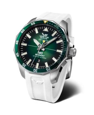 Vyriškas Diver Kvarcinis - elektroninis, Solar Rodyklinis Watch VOSTOK EUROPE NH35-225A710SLWH Žalia Dial 46mm