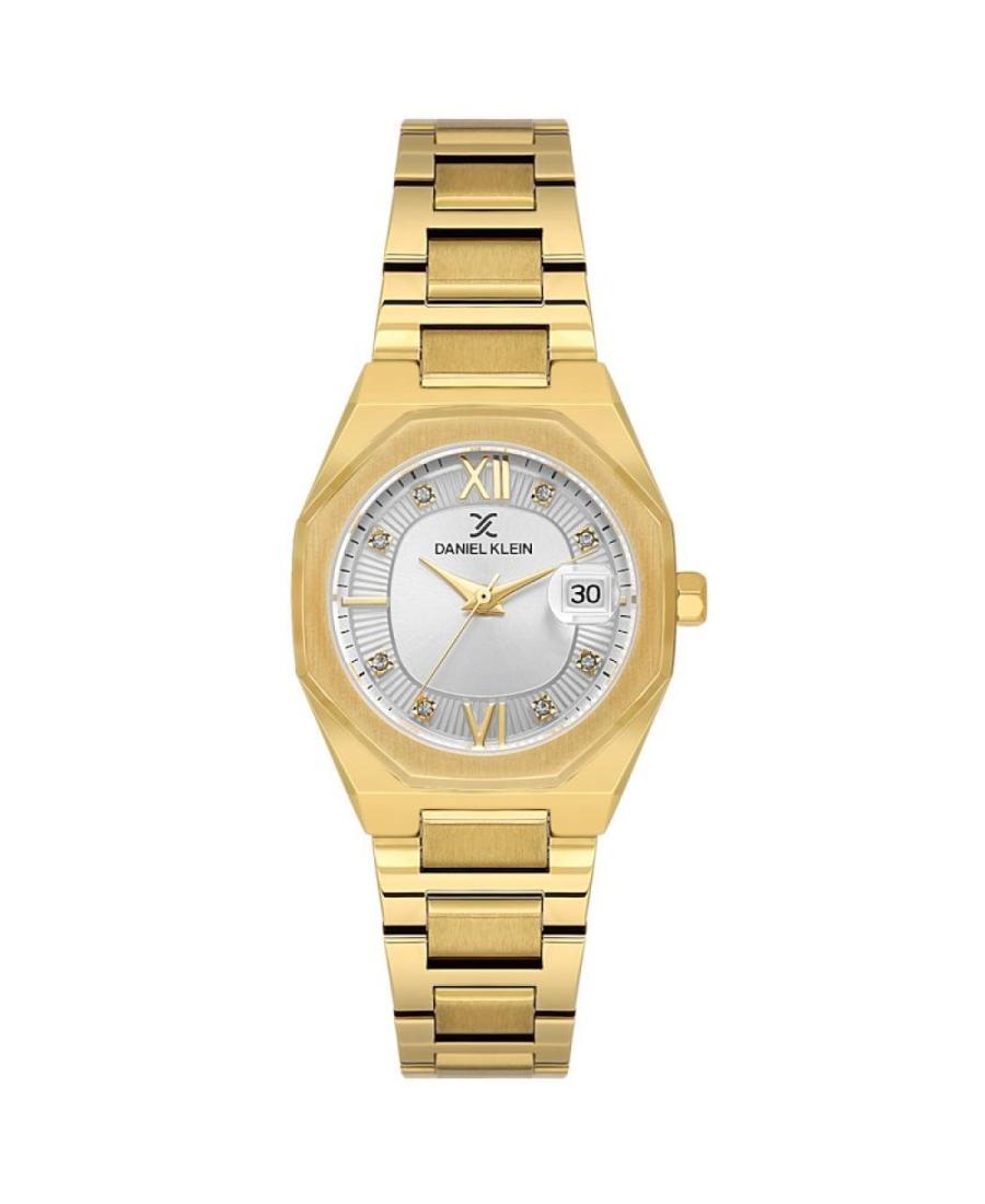 Women Analog Watch DANIEL KLEIN DK.1.14109-2 Silver Dial 30mm