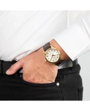 Men Klasické Japan Eco-Drive Analog Watch CITIZEN AW0102-13AC Silver Dial 40mm image 5