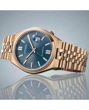 Men Klasické Japan Automatic Analog Watch CITIZEN NK0023-57L Modrá Dial 40mm image 7