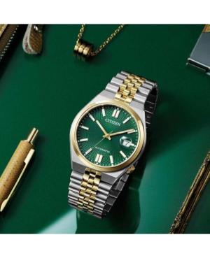 Men Klassisch Japan Automatic Analog Watch CITIZEN NK0024-54X Grün Dial 40mm image 5