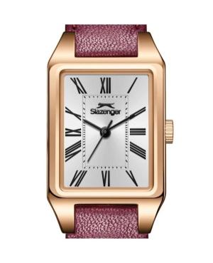 Женские Классические Кварцевые Аналоговый Часы SLAZENGER SL.9.2525.3.06 Серебряного цвета Циферблат 22mm изображение 2