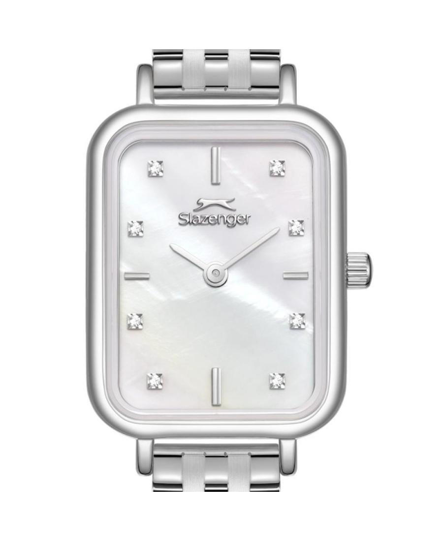 Women Classic Quartz Analog Watch SLAZENGER SL.9.2549.3.01 Mother of Pearl Dial 20mm
