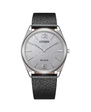 Men Klasické Japan Eco-Drive Analog Watch CITIZEN AR3120-16A Silver color Dial 38.5mm image 1