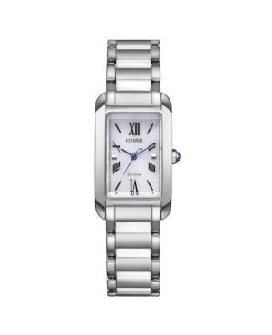Women Klasické Japan Eco-Drive Analog Watch CITIZEN EW5620-55A Silver Dial 20mm image 1