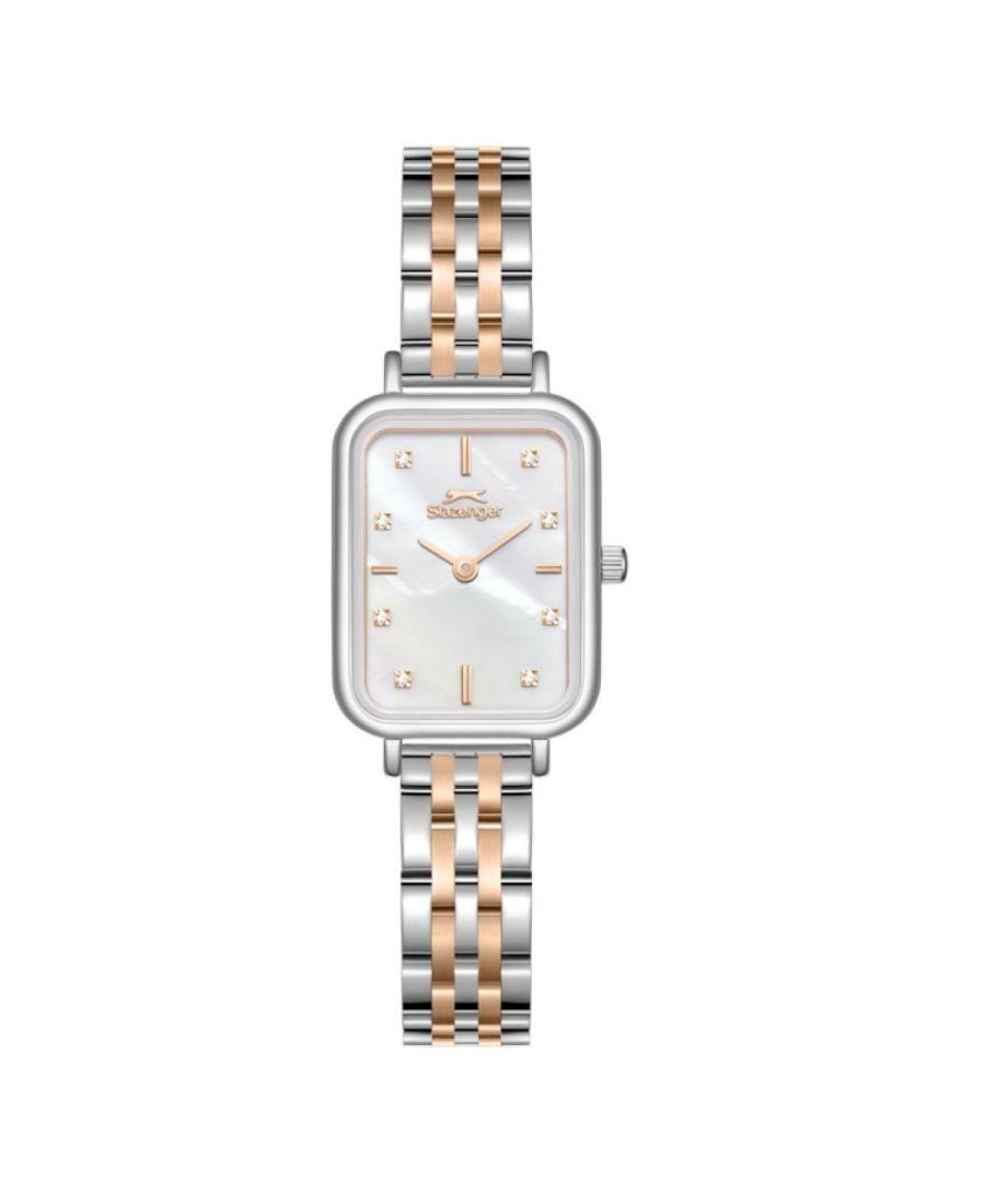 Women Klassisch Quartz Analog Watch SLAZENGER SL.9.2549.3.04 Mother of Pearl Dial 20mm