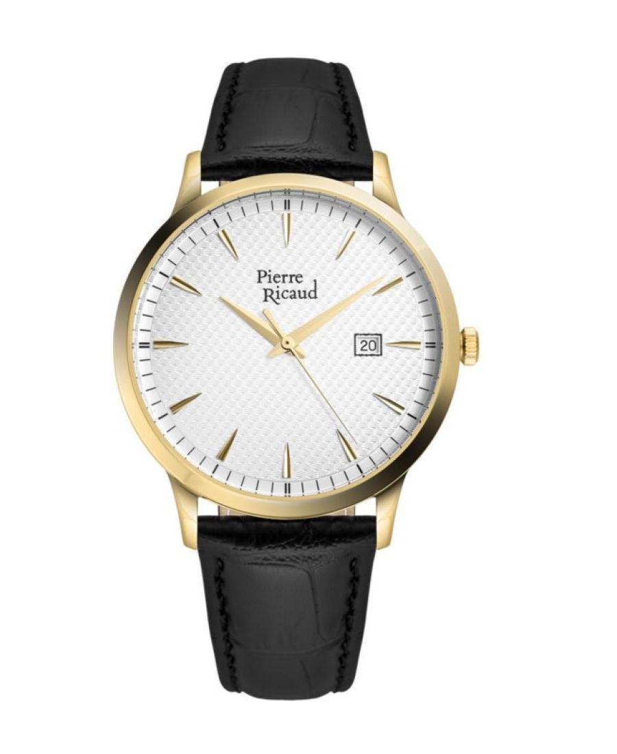 Mężczyźni Classic Analog kwarcowy Zegarek PIERRE RICAUD Biały Wybierz 40mm P91023.1212Q