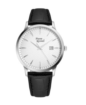 Мужские Классические Аналоговые Кварцевые Часы PIERRE RICAUD Белый Циферблат 40mm P91023.5212Q