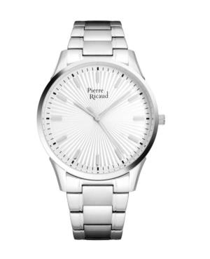 Mężczyźni Classic Analog kwarcowy Zegarek PIERRE RICAUD Srebrna Wybierz 40mm P91041.5113Q